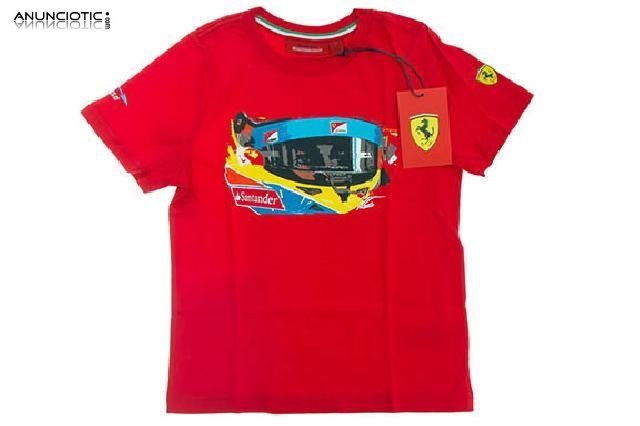 Camiseta ferrari beb&eacute; t8 meses