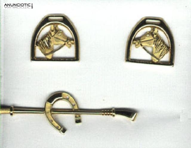 sello y colgantes herradura-caballo