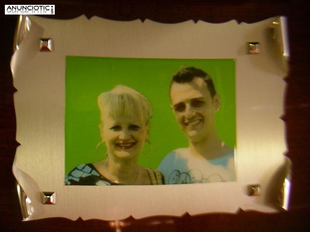 FOTOMEDALLA en oro &oacute; plata.