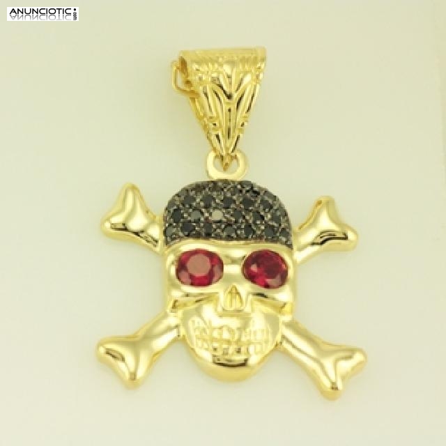 COLGANTES CALAVERAS en oro &oacute; plata