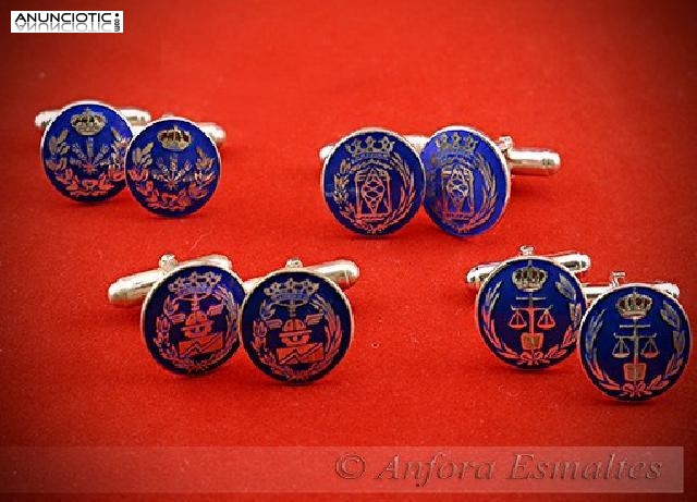 GEMELOS CARRERAS Y OFICIOS EN ORO &oacute; PLATA