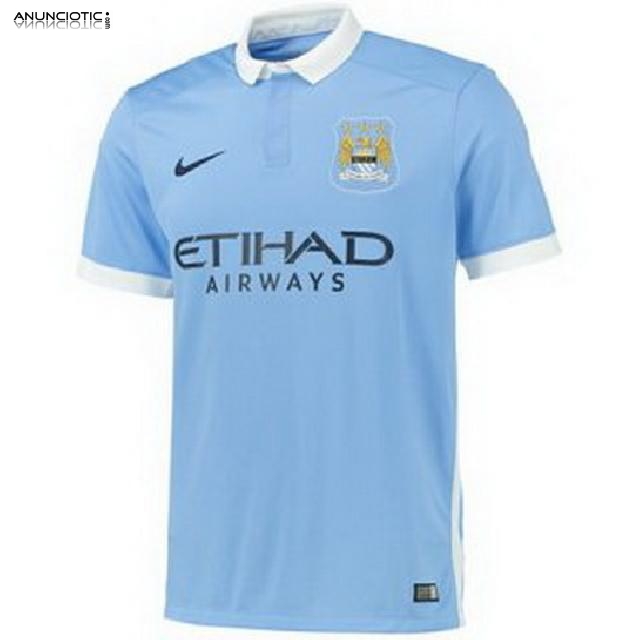 Camiseta del Manchester City Primera 2015/2016