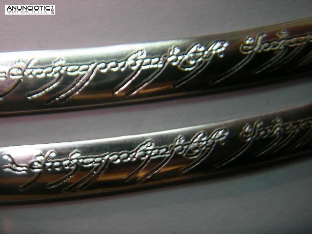 ALIANZAS SE&Ntilde;OR de los ANILLOS en oro y plata