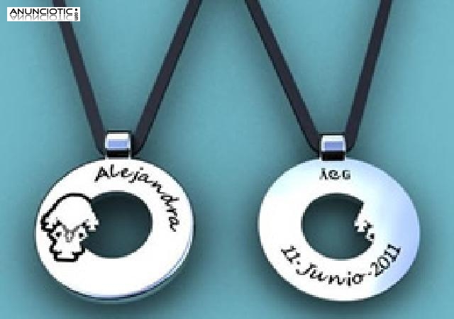 COLGANTES FAMILIA EN ORO &oacute; PLATA