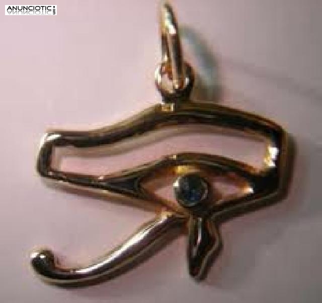 OJO DE HORUS en oro &oacute; en plata