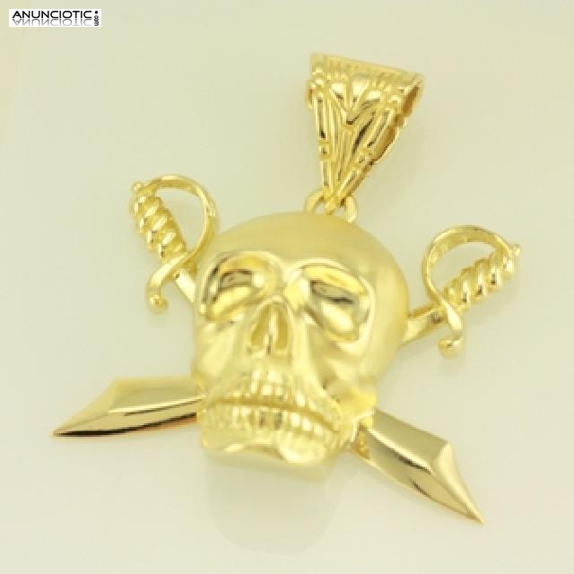 COLGANTES CALAVERAS en oro &oacute; plata