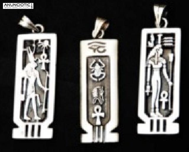 CARTUCHO EGIPCIO en oro &oacute; en plata