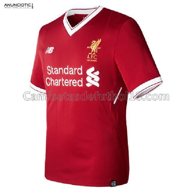 nueva primera equipaci&oacute;n liverpool 2017-2018