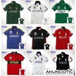 Ralph Lauren Bandera camiseta el env&uml;&ordf;o gratis para � 99