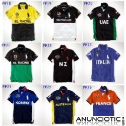 Ralph Lauren Bandera camiseta el env&uml;&ordf;o gratis para � 99