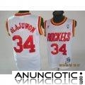 Camiseta Houston Rockets OLAJUWON 34 Blanco  �21.0