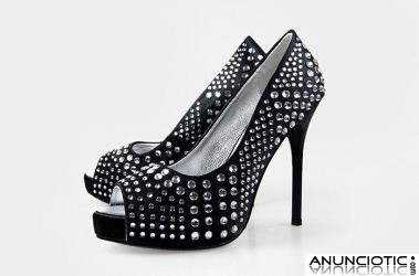 No tome la forma inusual! Mujer de moda zapatos de tac&uml;&reg;n alto.