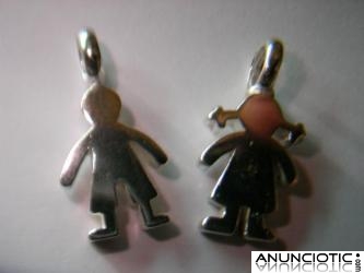 COLGANTE NI&Ntilde;OS/NI&Ntilde;AS EN ORO &oacute; PLATA