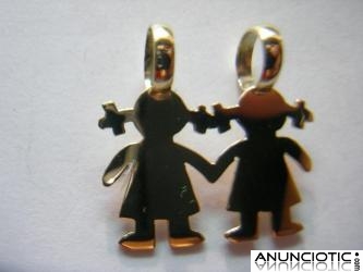 COLGANTE NI&Ntilde;OS/NI&Ntilde;AS EN ORO &oacute; PLATA