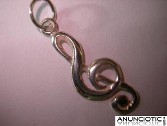 PUA,GUITARRA,NOTA MUSICAL EN ORO &oacute; PLATA