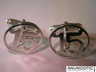 GEMELOS PERSONALIZADOS EN ORO &oacute; PLATA