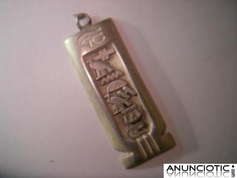 CARTUCHO EGIPCIO en oro &oacute; en plata
