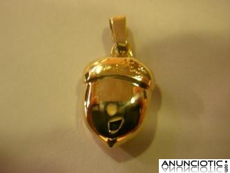 colgantes bellota EN ORO &oacute; PLATA