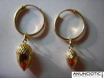 colgantes bellota EN ORO &oacute; PLATA