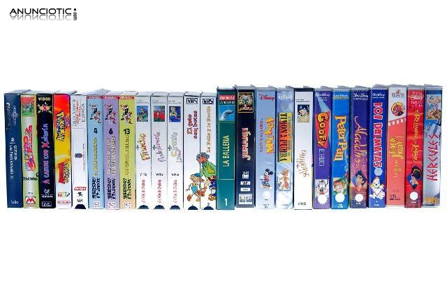 Lote 25 VHS infantil