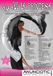 Programaci&oacute;n Restaurante La Princesa Arabe-danza oriental