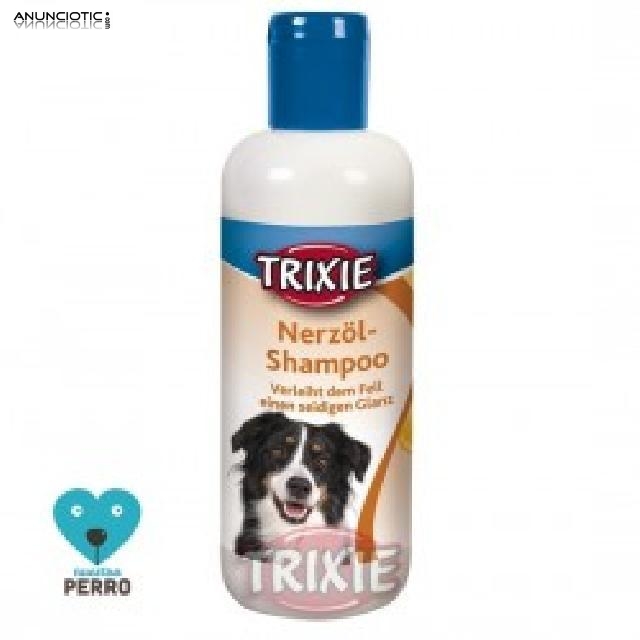 Champ&uacute; trixie con aceite de vis&oacute;n 1 litro 