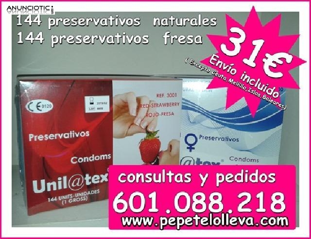 288 preservativos unilatex 31 �
