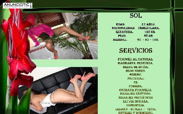 SOL ES EL PLACER CON MAY&Uacute;SCULAS, DIVERSI&Oacute;N Y MUCHO MORBO