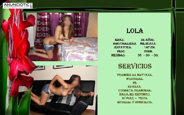LOLA SEDUCTORA JOVENCITA DE CUERPO ESCULTURAL TODO SIMPAT&Iacute;A, GOZAR&Aacute;S COMO N