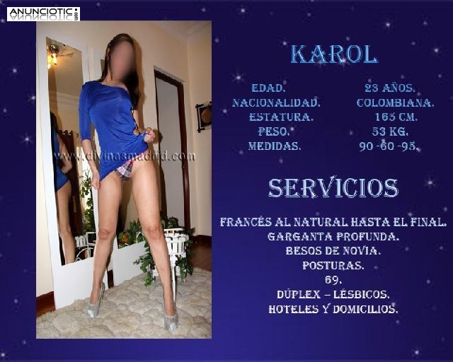 KAROL UNA BELLEZA C&Aacute;LIDA, FRESCA, NATURAL, MUY SENSUAL Y SEDUCTORA 