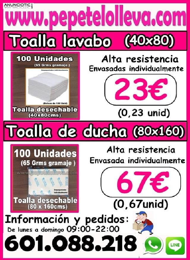 100 toallas de lavabo a 24�, la higiene no esta re&ntilde;ida con el precio