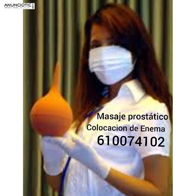 Colocaci&oacute;n de Enemas masaje prost&aacute;tico