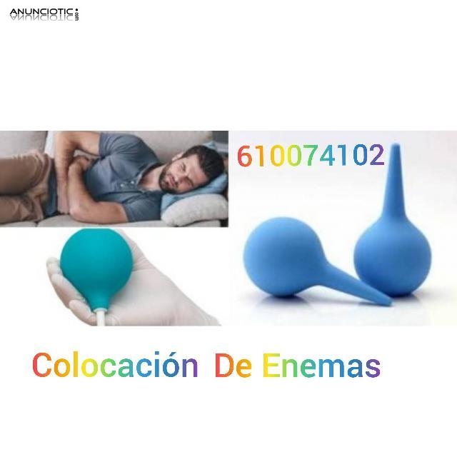 Colocaci&oacute;n de Enemas masaje prost&aacute;tico