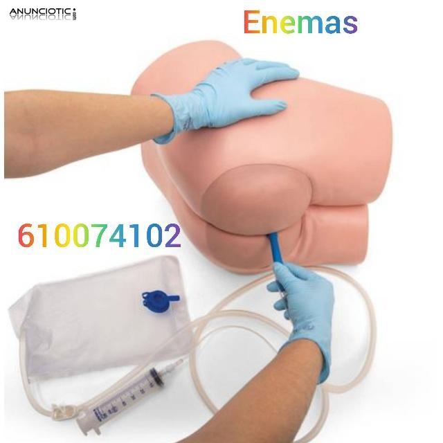 Colocaci&oacute;n de Enemas masaje prost&aacute;tico