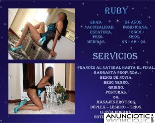 RUBY SENSUAL, EX&Oacute;TICO BELLEZ&Oacute;N MUY SEDUCTORA Y SEXY