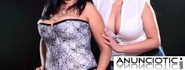 Sarah y Nelly atr&eacute;vete a disfrutar de un masajes a 4 manos con dos Prima exuberantes. Ofer