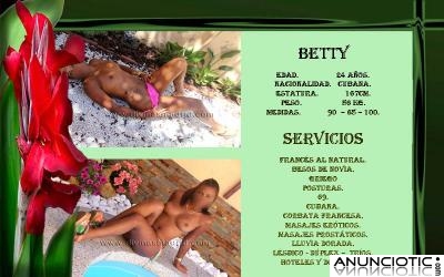 BETTY TREMENDA MORENAZA DE OJOS VERDES TODO FUEGO Y PASI&Oacute;N 