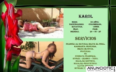 KAROL UNA EXQUISITA LEONA ENTRE LAS S&Aacute;BANAS 