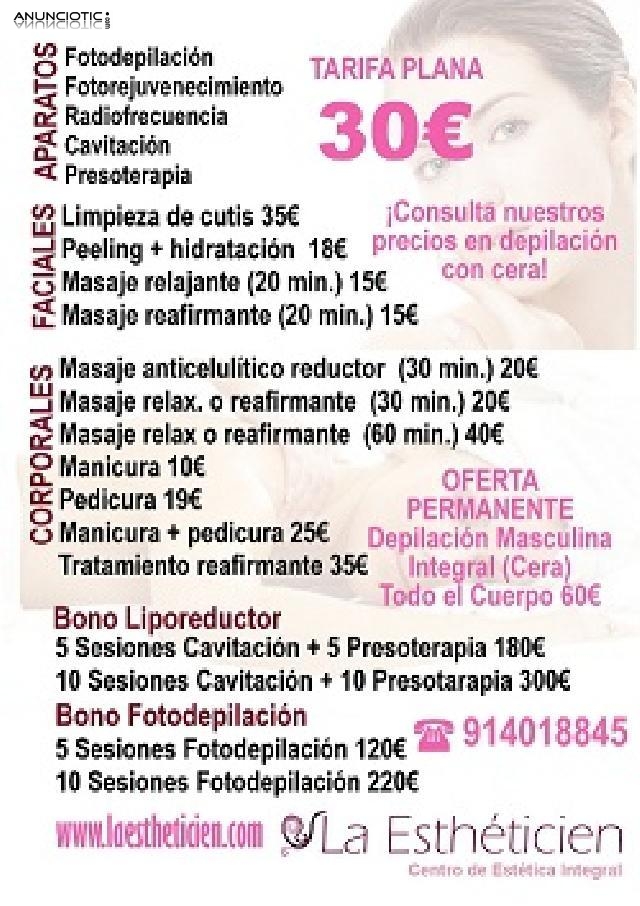 DEPILACI&Oacute;N BRASILE&Ntilde;A ,INGLES COMPLETA A CERA. ( HOMBRE Y MUJER)