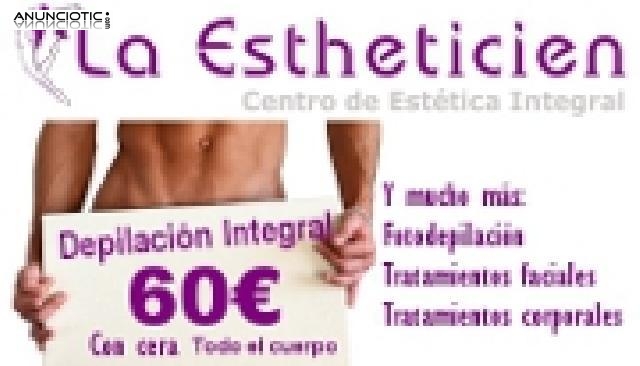 Depilaci&oacute;n Masculina cuerpo entero por 60 euros. APROVECHA 91401885. 