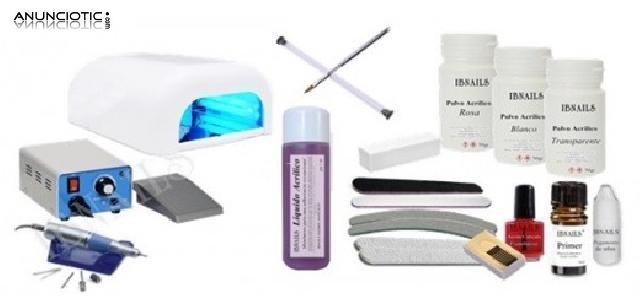 Kit inicial, kit deluxe para las u&ntilde;as