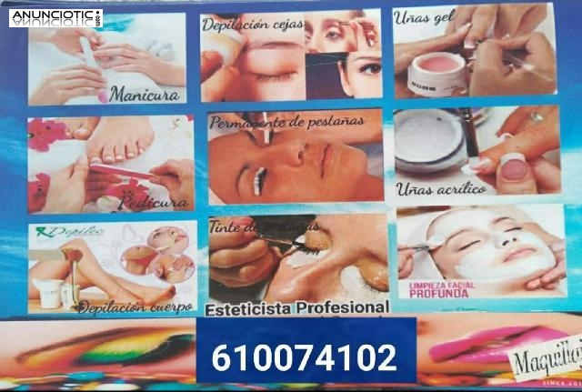 Est&eacute;tica a domicilio