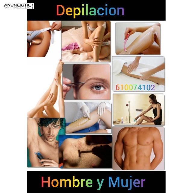 Depilaci&oacute;n  de Bozo hombre mujer domicilios en madrid
