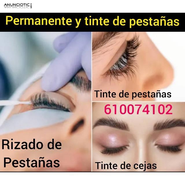 Permanente tinte de pesta&ntilde;as cejas domicilios