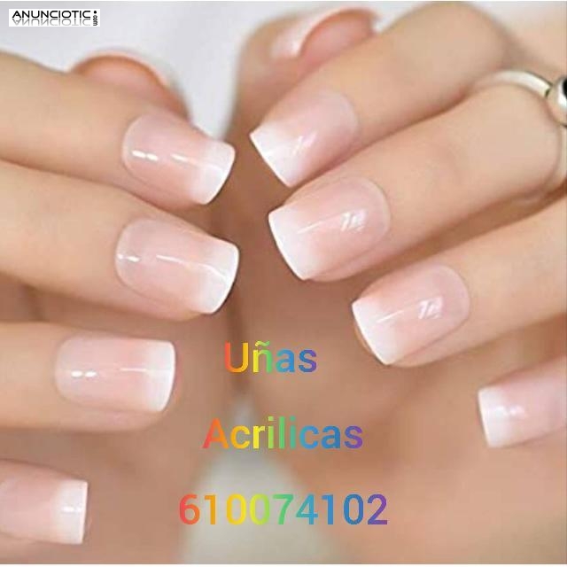 U&ntilde;as de gel acr&iacute;lico semipermanente domicilios
