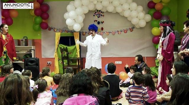 Animaciones infantiles Madrid fiestas cumplea&ntilde;os domicilio comuniones