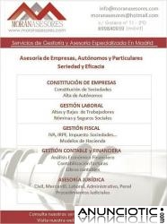 Gestor&iacute;a-Asesor&iacute;a MOR&Aacute;N ASESORES