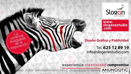 Slogan Estudio empresa de dise&ntilde;o gr&aacute;fico y publicidad en Madrid