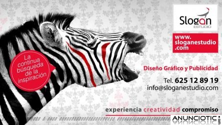 Slogan Estudio empresa de diseño gráfico y publicidad en Madrid