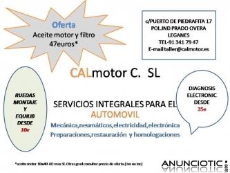 CALmotor C., S.L. Taller mec&aacute;nica de veh&iacute;culos